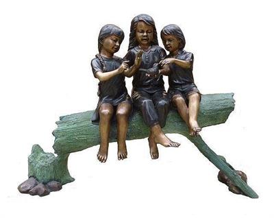 Sisters Forever Bronze Sculpture