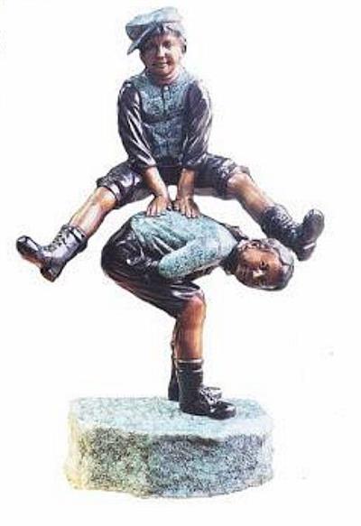 Leapfrog Children Sculpture