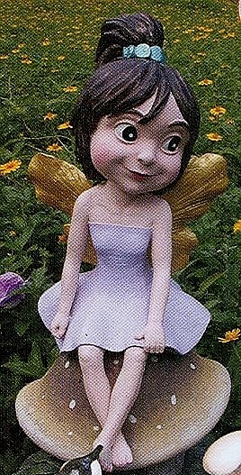 Fairy Girl on Toadstool