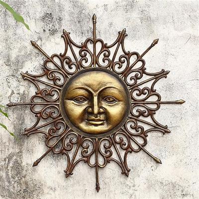 Radiant Sun Wall Plaque