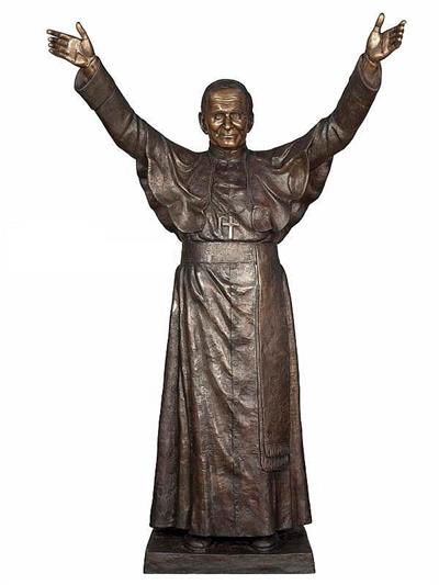 Pope John Paul II Life Size Sculpture