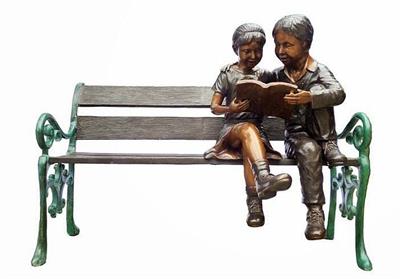 Susie and Gregg's Reading Time Sculpture