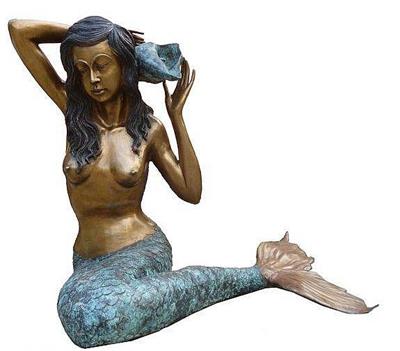 Mermaid Maiden Fountain Sculpture