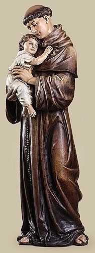 37" Saint Anthony with Child Statue