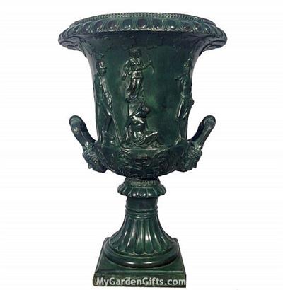 Roman Soldier Urn with Two Handles