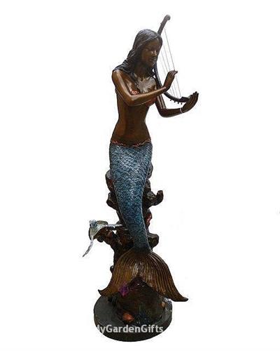 Mermaid Melodies Fountain Sculpture