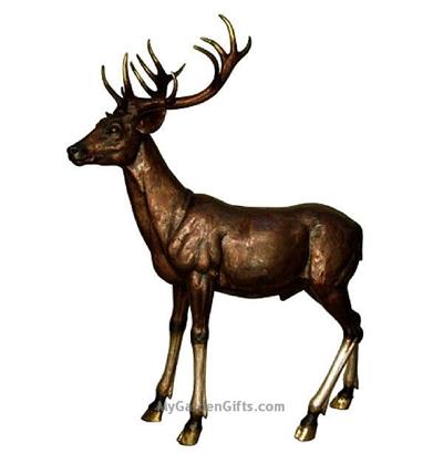 Life Size Buck Sculpture