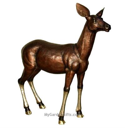 Bronze Red Deer Sculpture