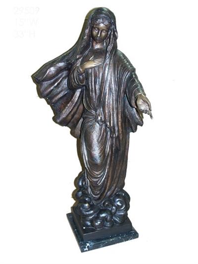 Bronze Mother Mary Statue