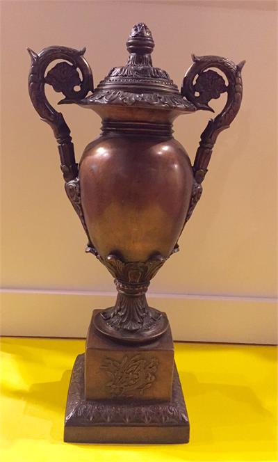 Medici Two Handled Bronze Urn