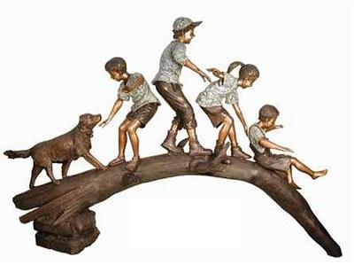 The Young Explorers Sculpture (Children Statue)