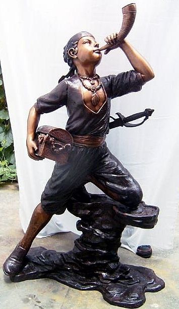 Treasure Seeker Life Size Boy Statue