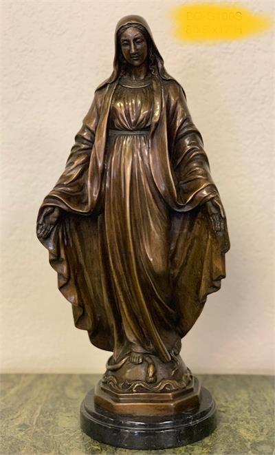 Blessed Virgin Mary Bronze Sculpture