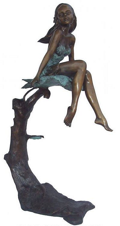 Nature Lover Girl Sculpture