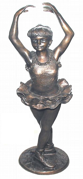 Ballet Girl on the Go Life Size Sculpture