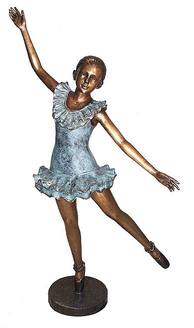 Ready for Ballet Girl Sculpture