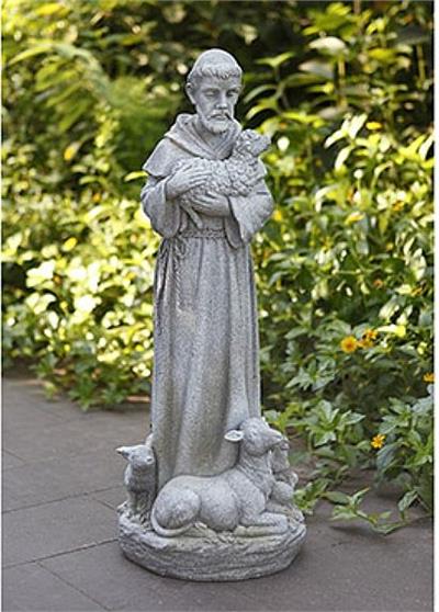 Saint Francis with Lamb and Deer