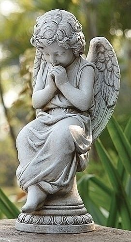 Cherub in Prayer Sculpture