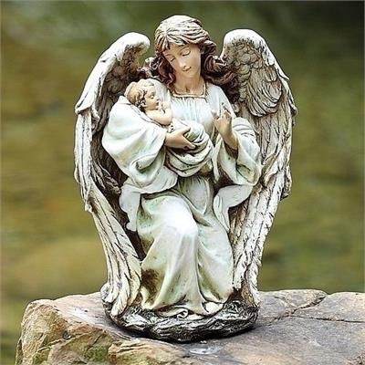 Guardian Angel with Baby in Hands