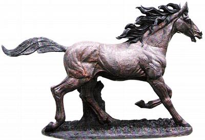 Running Horse Sculpture