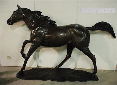 Galloping Horse with Right Leg Up