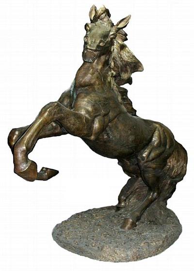 Fierce Horse Sculpture