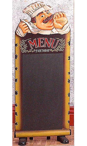 Tall Standing Cook with Chalkboard