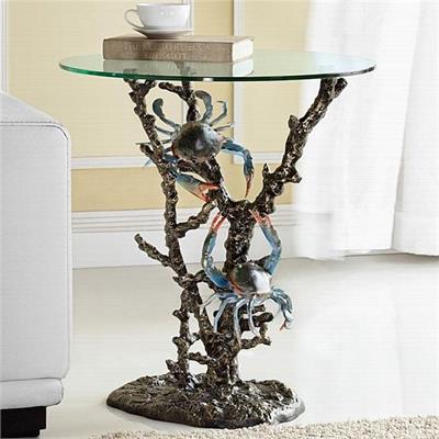 Crabs and Coral End Table