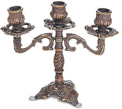 Antique Brass Candelabra