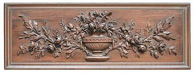 Renaissance Floral Plaque