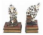 Sitting Thinker Woman Bookends