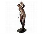 Young Golfer Life Size Sculpture