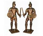 Life Size Roman Soldiers - Pair