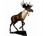 Life Size Caribou Sculpture