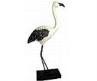 Young Flamingo Statue on Base