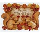 Mischief Makers Squirrel Welcome Plaque