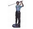 Keen Golfer Statue