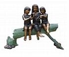 Sisters Forever Bronze Sculpture