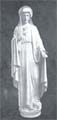 Immaculate Heart of Mary in Marble Sculpture