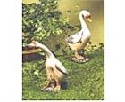 Little Geese Sculptures - Pair