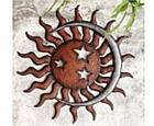 Sun, Moon and Stars Wall Plaque