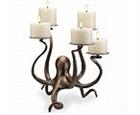 Octopus Pillar Candelabra