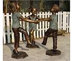 Friends Come in Threes Too! Bronze Sculpture