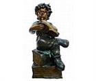 Little Genius Reading Boy Statue