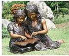 Reading with Mom is Fun Bronze Statue