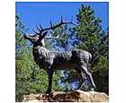 Huge Elk Bronze Sculpture