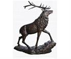 Regal Buck Sculpture on Base