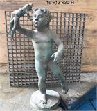 Bronze Cherub Boy Fountain Statue