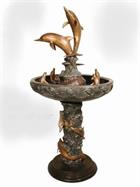 Bronze Grand Estate Dolphin Fountain