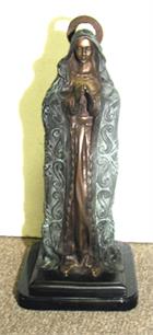 Virgin Mary Bronze Statue